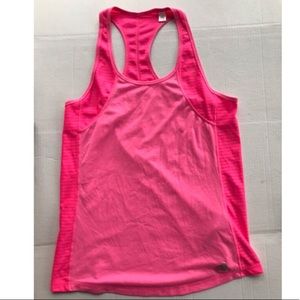 Adidas pink racerback tank size large